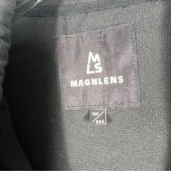 Magnlens Women’s Size Large Black Elastic Waist Pocket Zip Paracord Jumpsuit - Picture 13 of 16